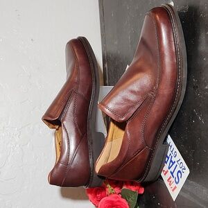 ECCO Men's 45 Leather Holton Apron Slip On Rust